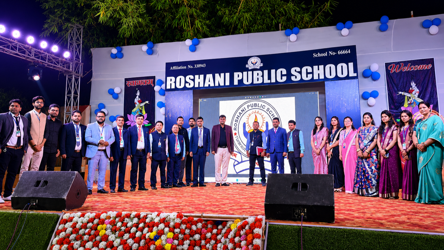 Dedicated teaching faculty and educators at Roshani Public School